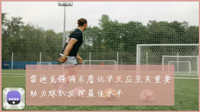 雷迪克强调东詹化学反应至关重要助力球队发挥最佳水平