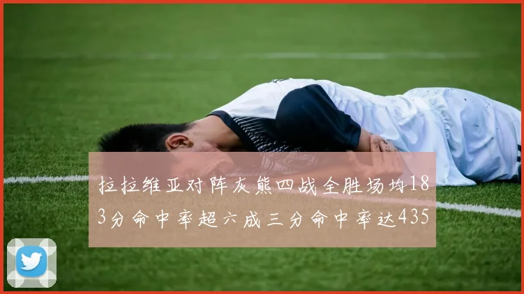 拉拉维亚对阵灰熊四战全胜场均183分命中率超六成三分命中率达435